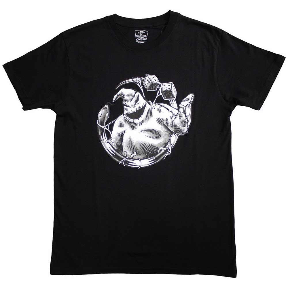 The Nightmare Before Christmas Unisex T-Shirt: Oogie Roll (Medium)