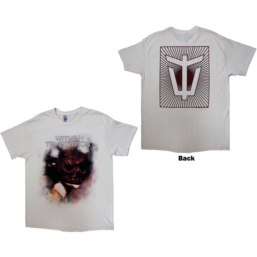 Within Temptation Unisex T-Shirt: Bleed Out Single (Back Print) (Large)