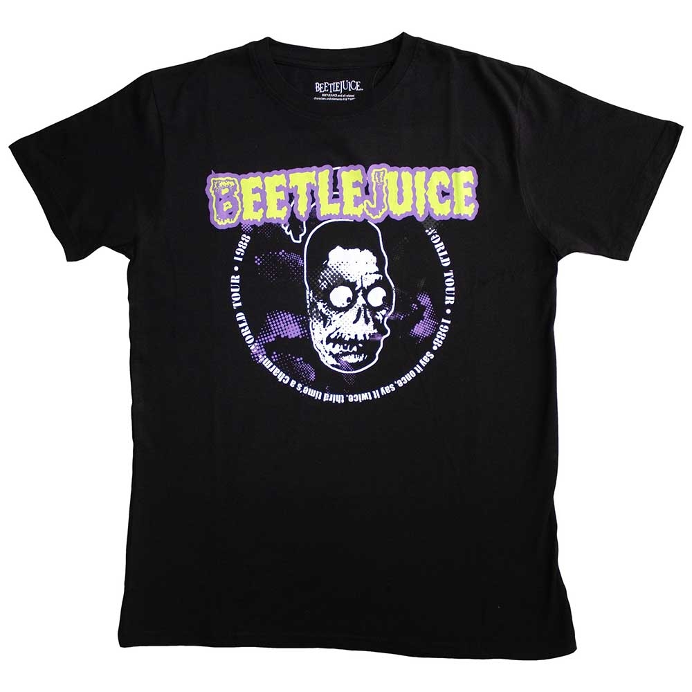 Beetlejuice Unisex T-Shirt: 1988 World Tour (X-Large)