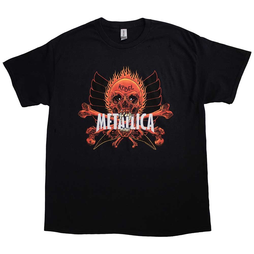 Metallica Unisex T-Shirt: Rebel (Small)