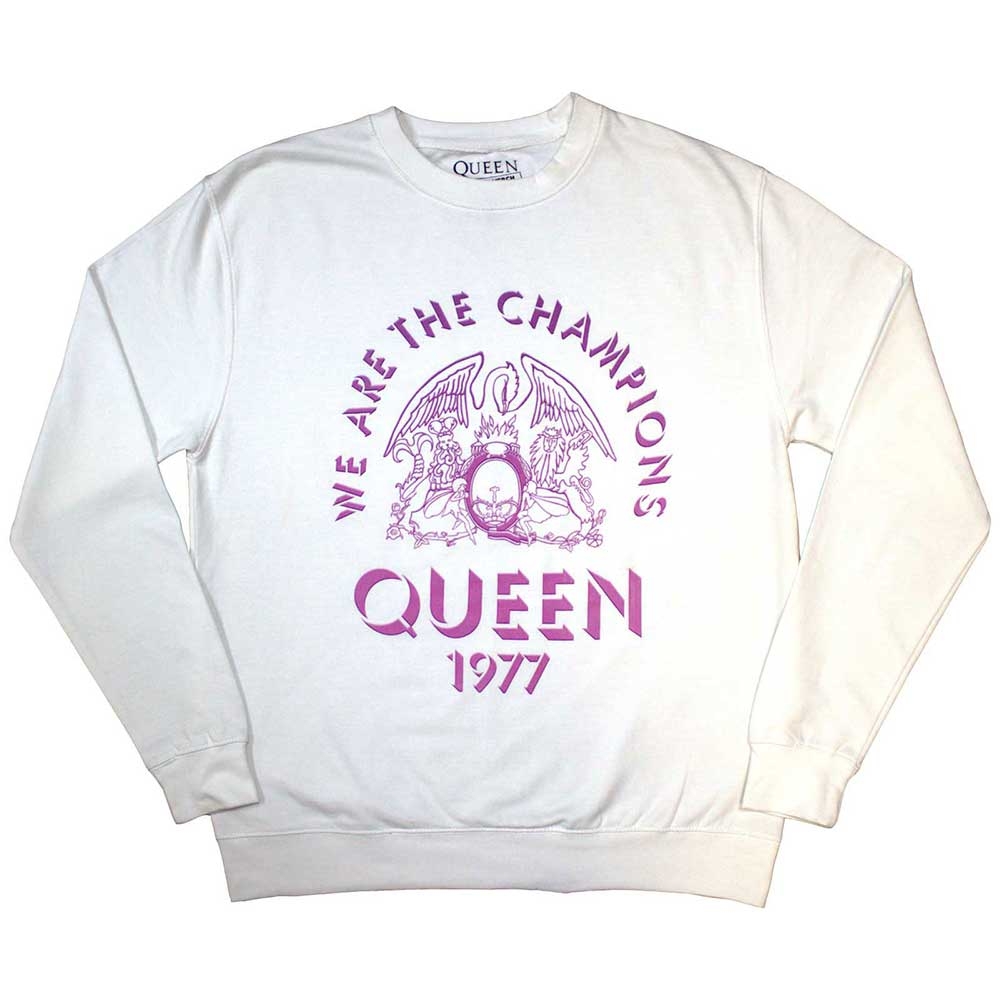 Queen Unisex Sweatshirt: Champions 1977 (XX-Large)