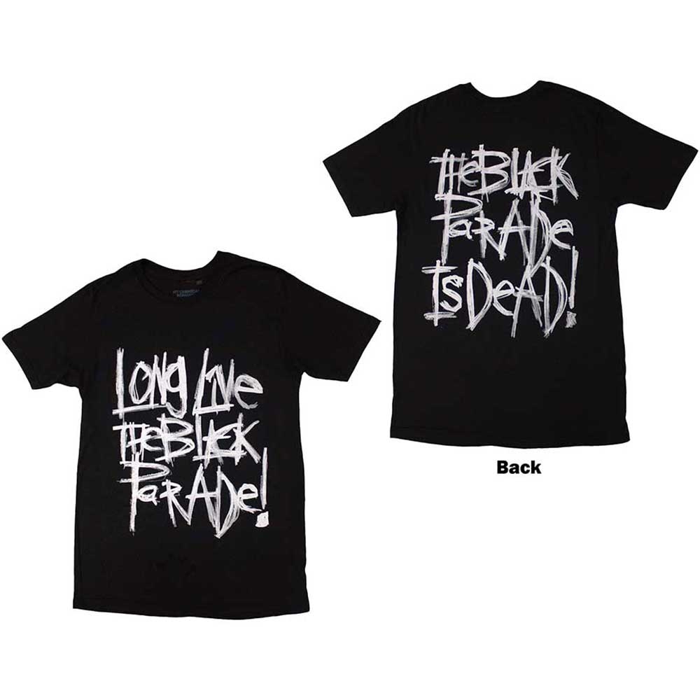 My Chemical Romance Unisex T-Shirt: Long Live The Black Parade (Back Print) (X-Large)