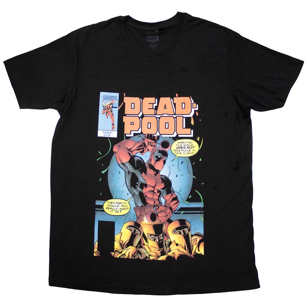 Marvel Comics Unisex T-Shirt: Deadpool Bubble Text (X-Large)
