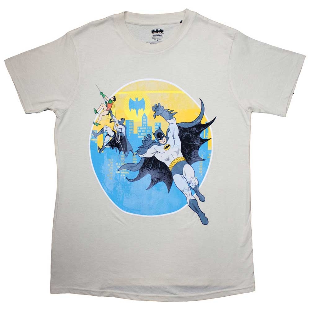 DC Comics Unisex T-Shirt: Batman Bat Leap (Large)