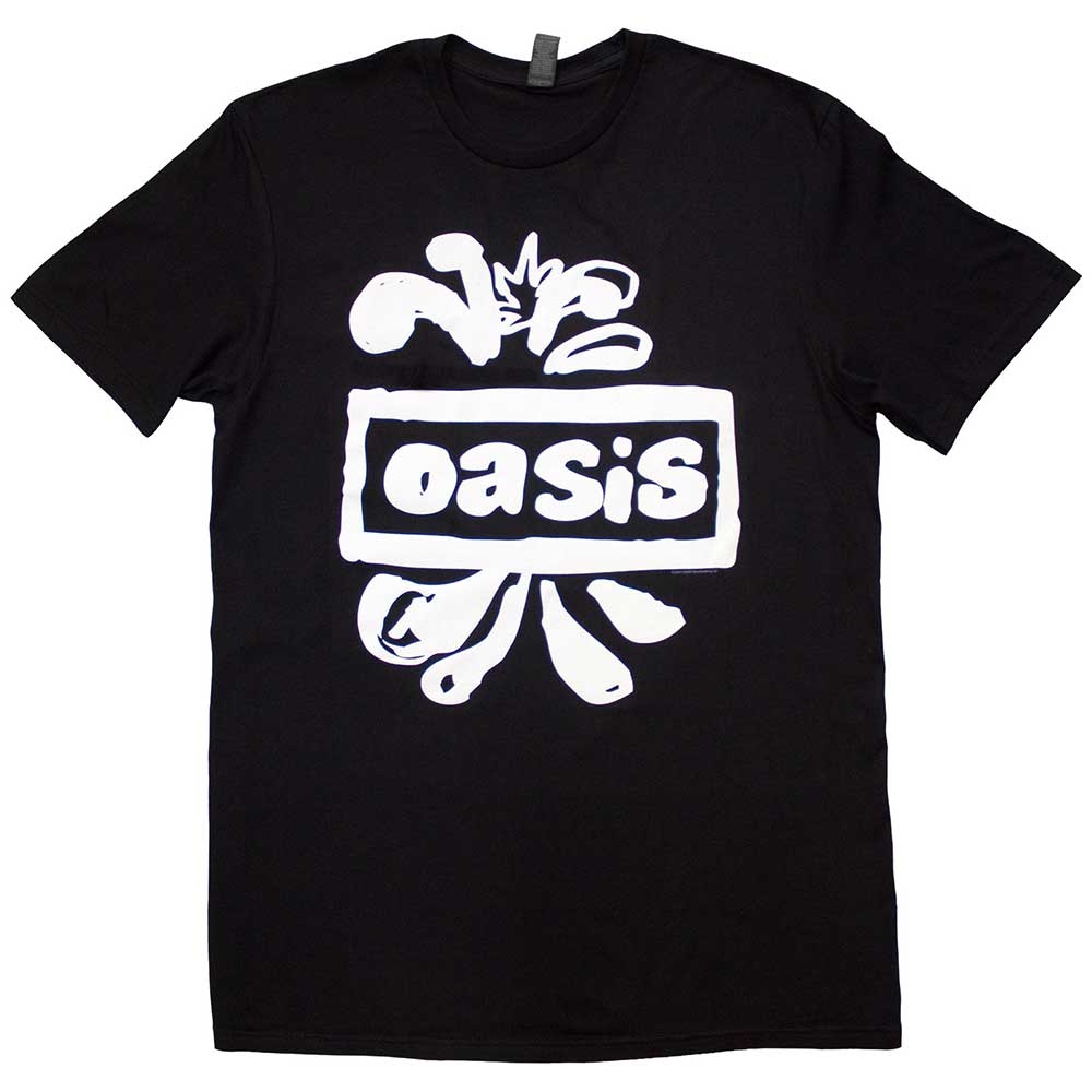 Oasis Unisex T-Shirt: Logo Splat (X-Large)