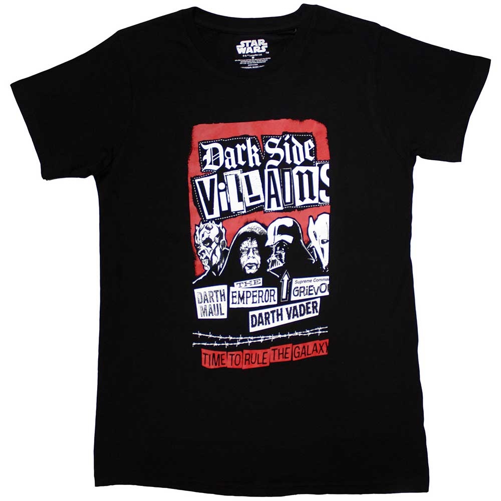 Star Wars Unisex T-Shirt: Dark Side Villains (X-Large)