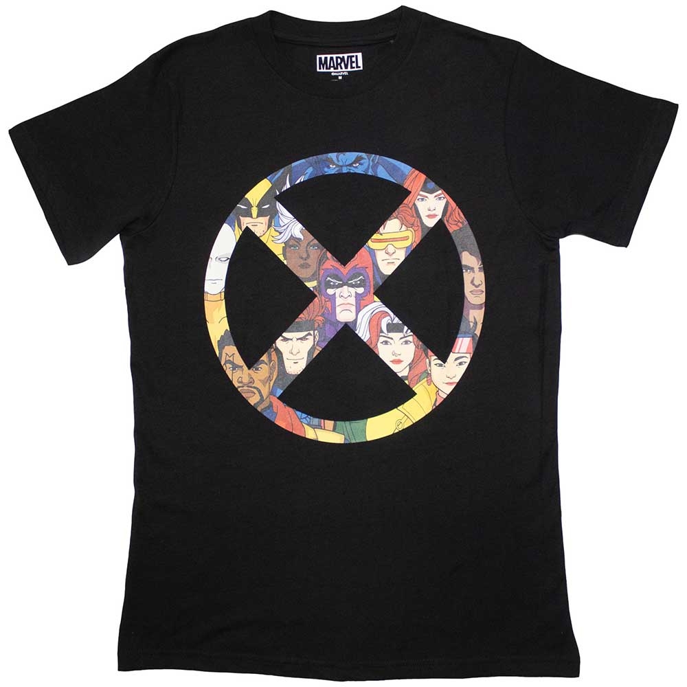 Marvel Comics Unisex T-Shirt: X-Men '97 X Badge (X-Large)