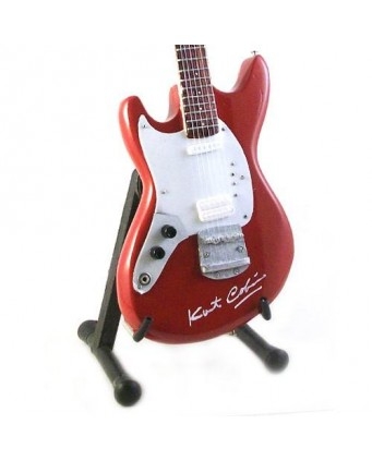 Minigitarr: Nirvana - Kurt Cobain - Fender Mustang Red Signature