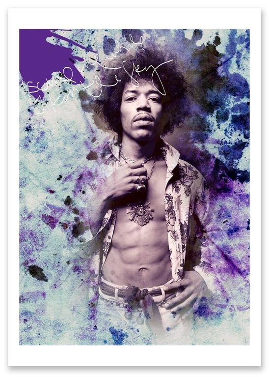 Konsttryck Jimi Hendrix