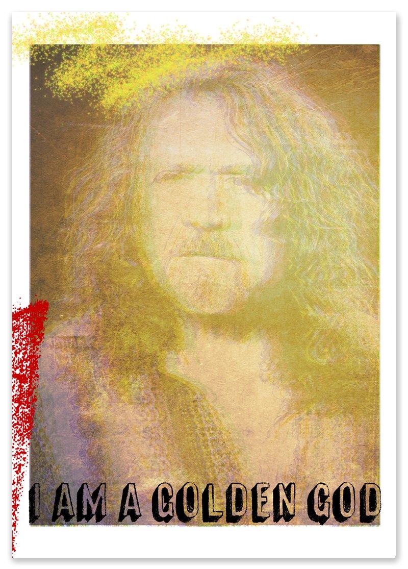 Taideprintti Led Zeppelin Robert Plant CDON