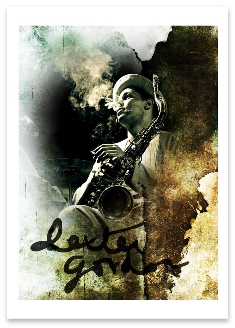 Konsttryck Dexter Gordon