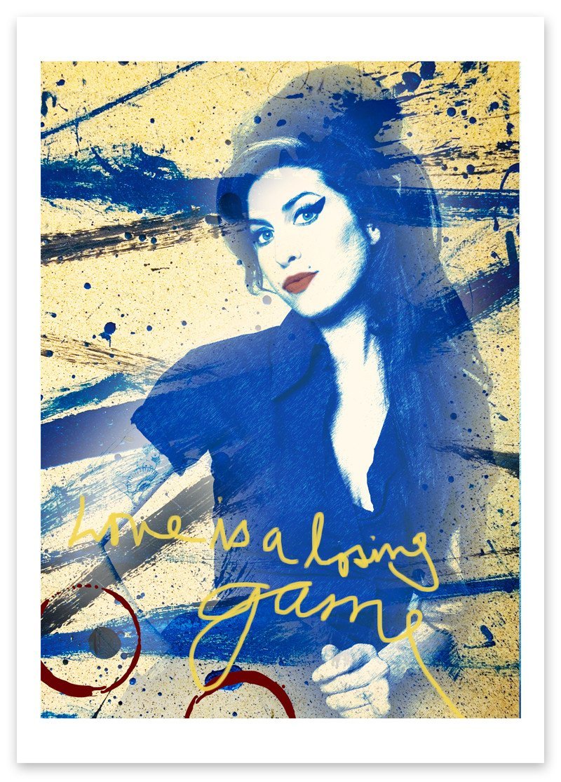 Konsttryck Amy Winehouse