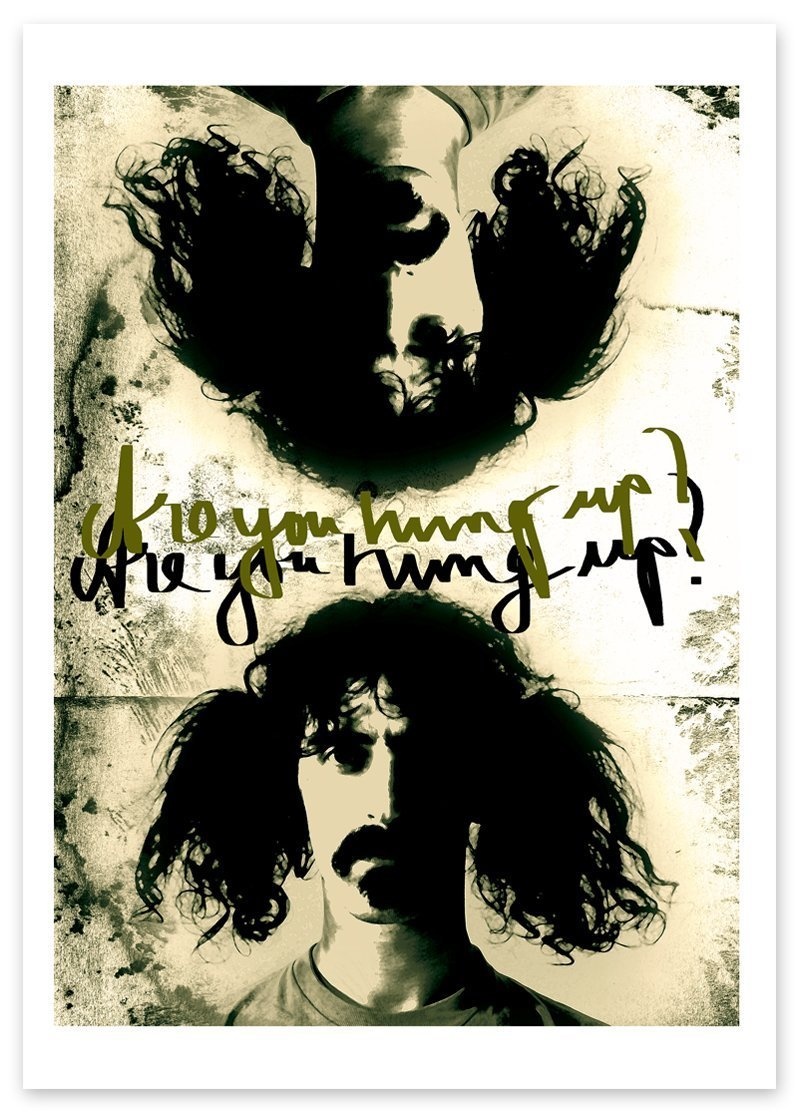 Konsttryck Frank Zappa