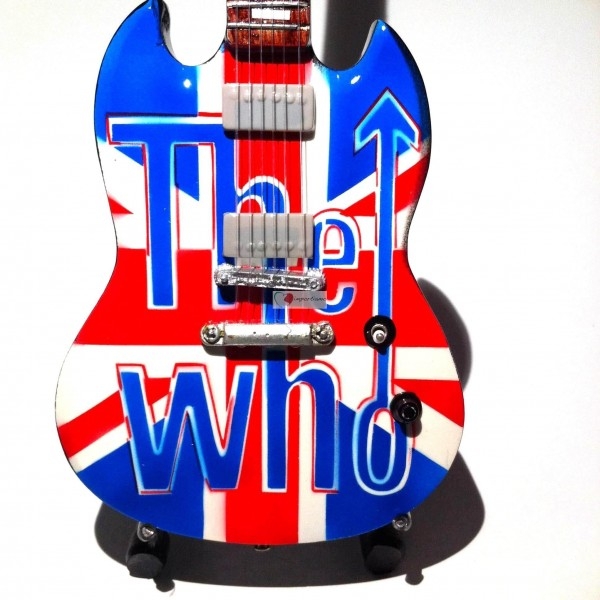 Minigitarr: The Who - Tribute - Union Jack