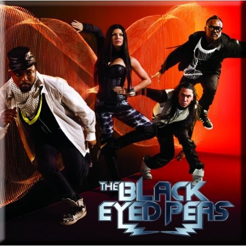 The Black Eye Peas Fridge Magnet: Band Photo Boom Boom Pow