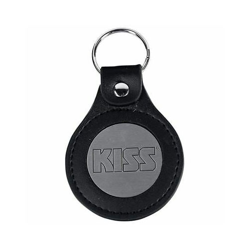 KISS Keychain: Logo (Leather Fob)