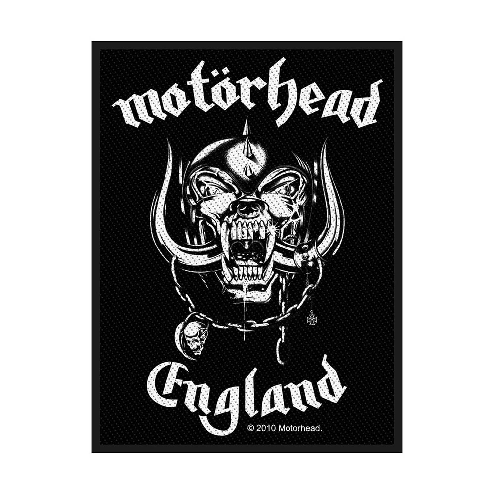 Motorhead Standard Patch: England (Loose)