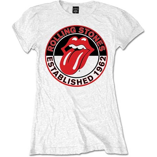 The Rolling Stones Ladies T-Shirt: Est. 1962 (Small)