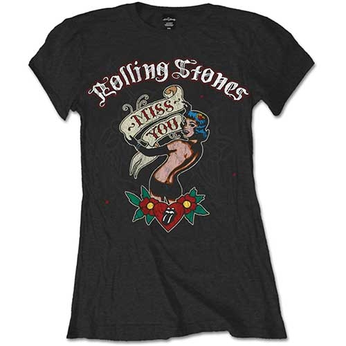 The Rolling Stones Ladies T-Shirt: Miss You (Small)