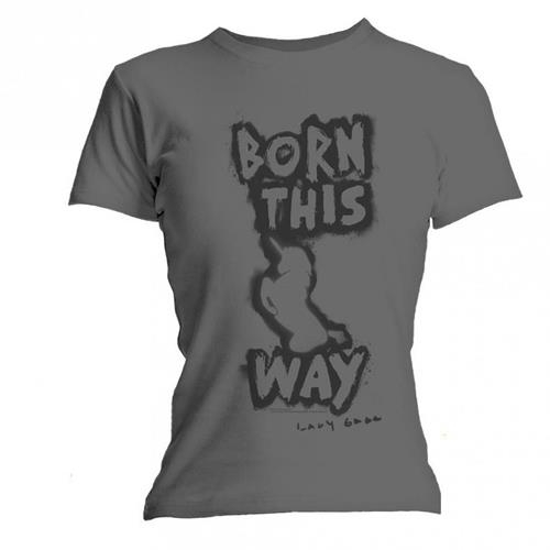 Lady Gaga Ladies T-Shirt: Born This Way (Large)