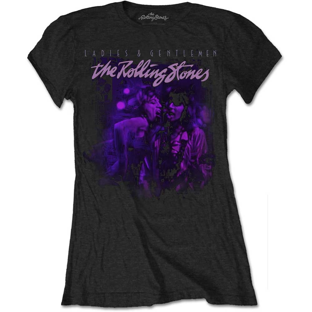 The Rolling Stones Ladies T-Shirt: Mick & Keith Together (X-Large)