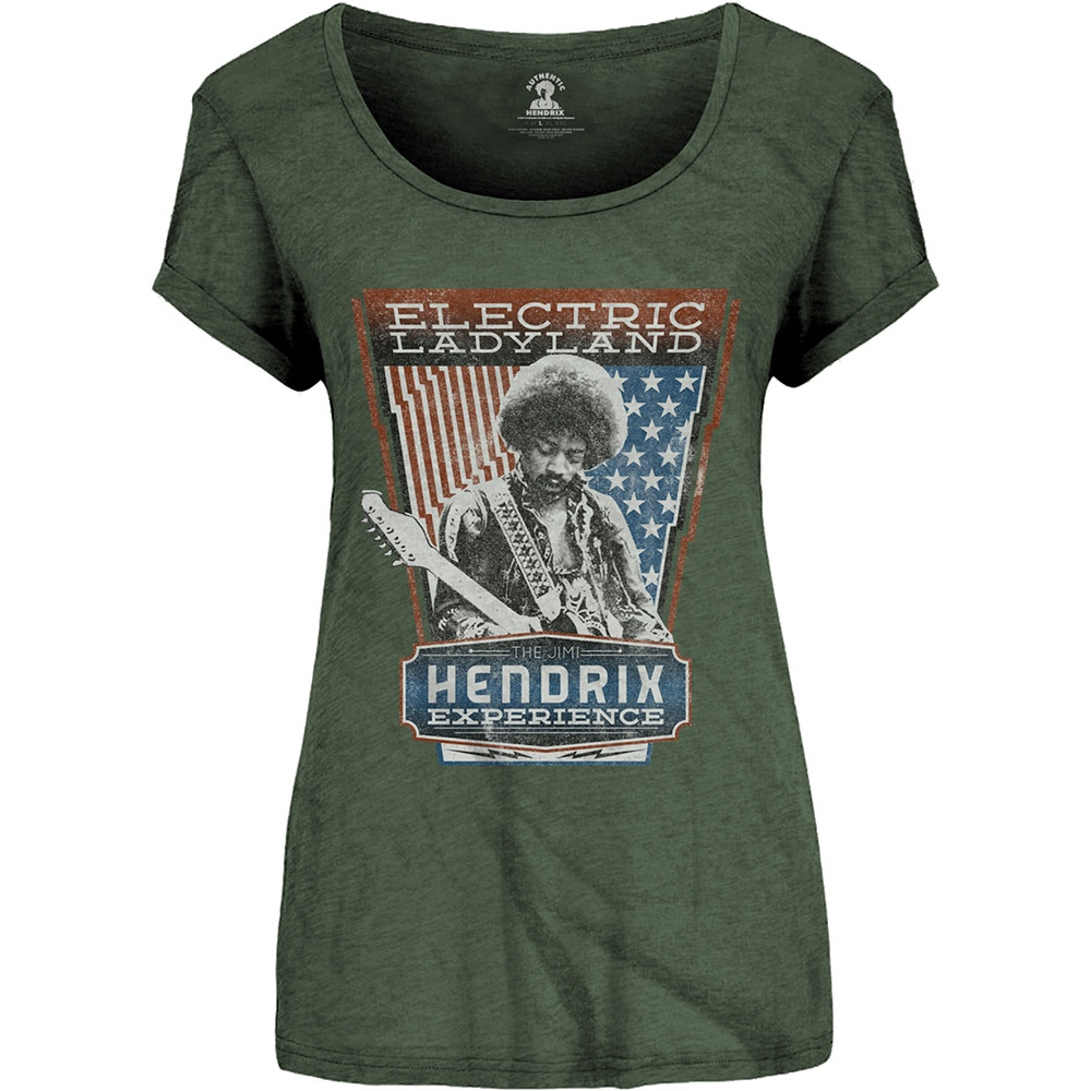 Jimi Hendrix Ladies T-Shirt: Electric Ladyland (X-Large)