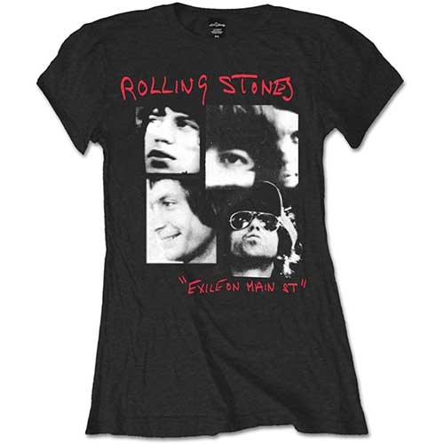 The Rolling Stones Ladies T-Shirt: Photo Exile (Large)