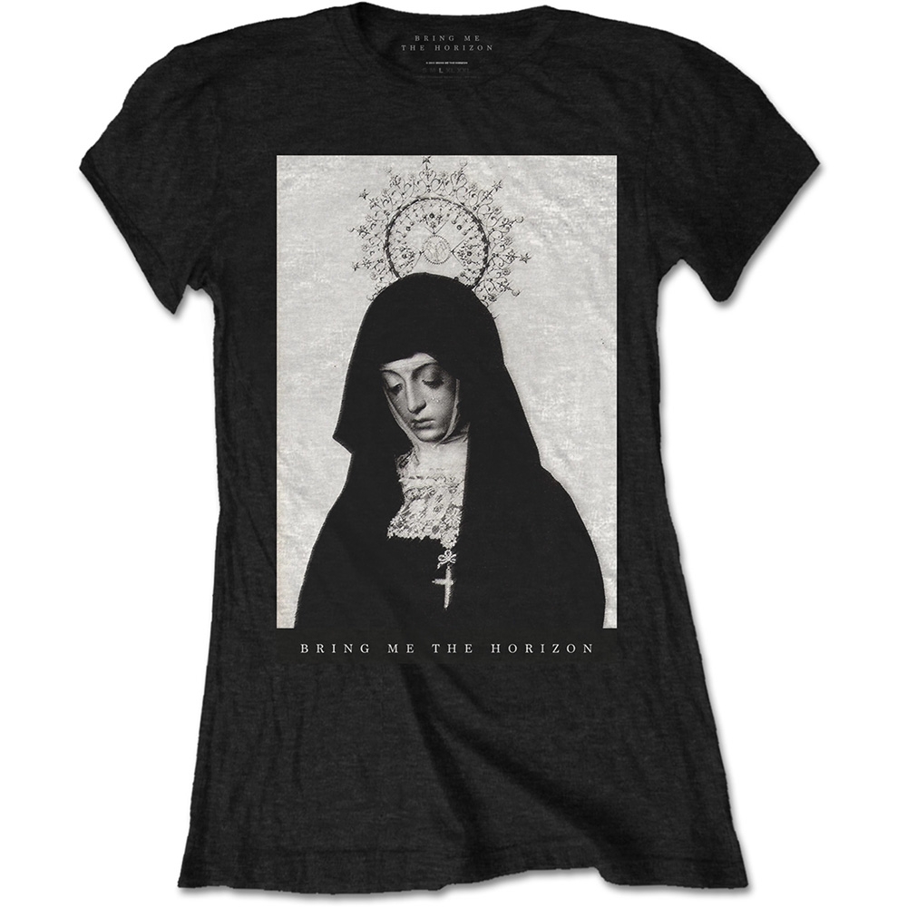 Bring Me The Horizon Ladies T-Shirt: Nun (X-Large)