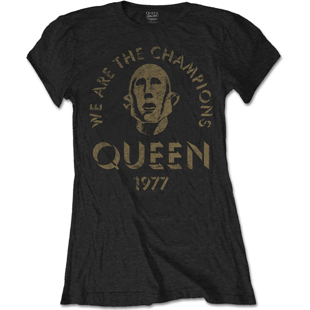 Queen Ladies T-Shirt: We Are The Champions (XX-Large)