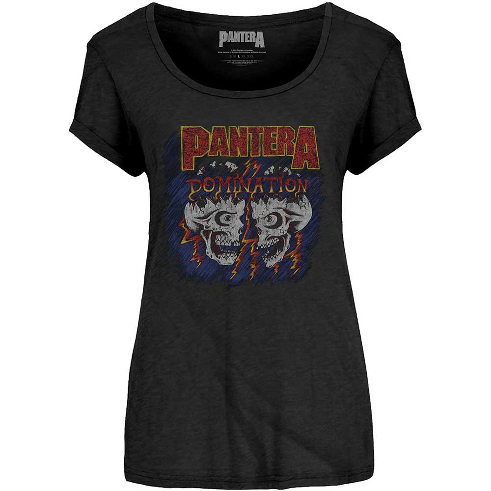 Pantera Ladies T-Shirt: Domination (X-Large)