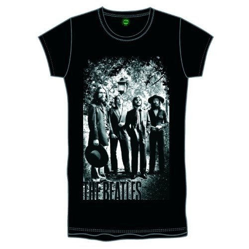 The Beatles Ladies T-Shirt: Tittenhurst Lamppost (Foiled) (Large)