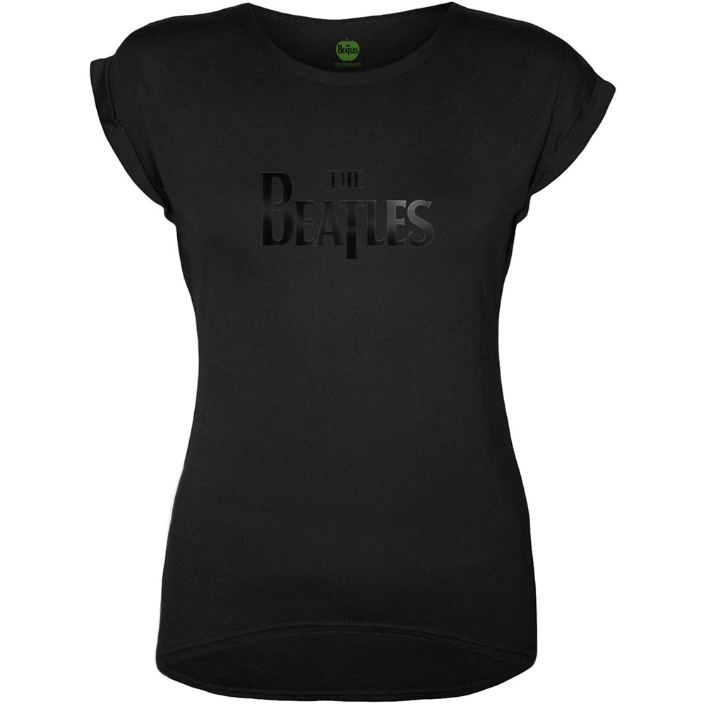 The Beatles Ladies T-Shirt: Drop T Logo (Hi-Build) (XX-Large)