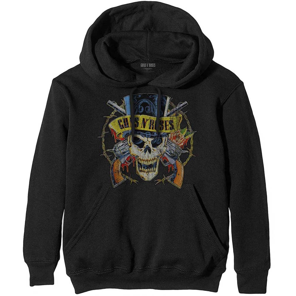 Guns N' Roses Unisex Pullover Hoodie: Top Hat (Medium)