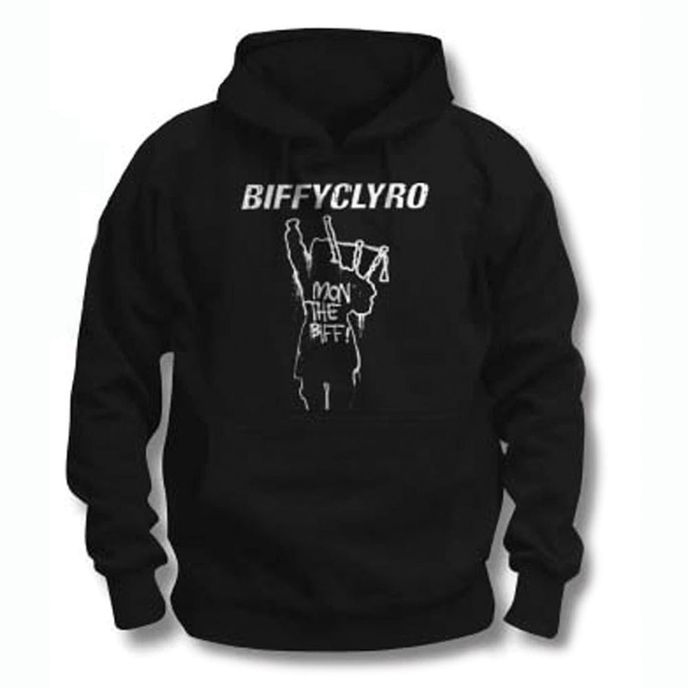 Biffy Clyro Unisex Pullover Hoodie: Mon The Biff (Large)