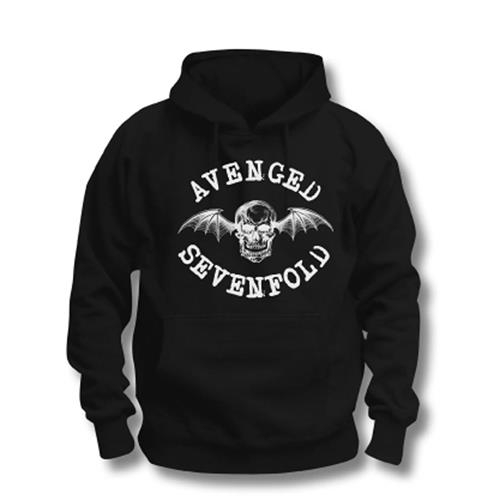 Avenged Sevenfold Unisex Pullover Hoodie: Logo (Large)