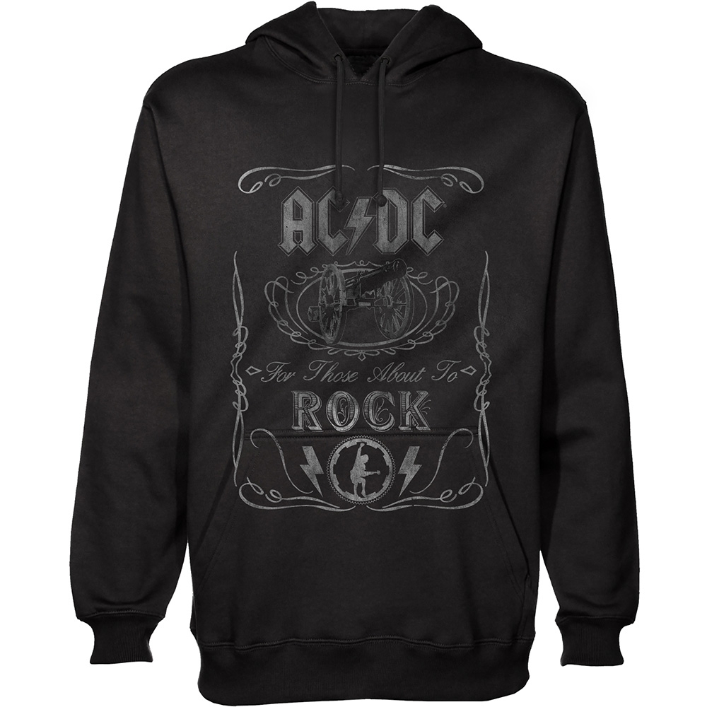 AC/DC Unisex Pullover Hoodie: Cannon Swig (X-Large)