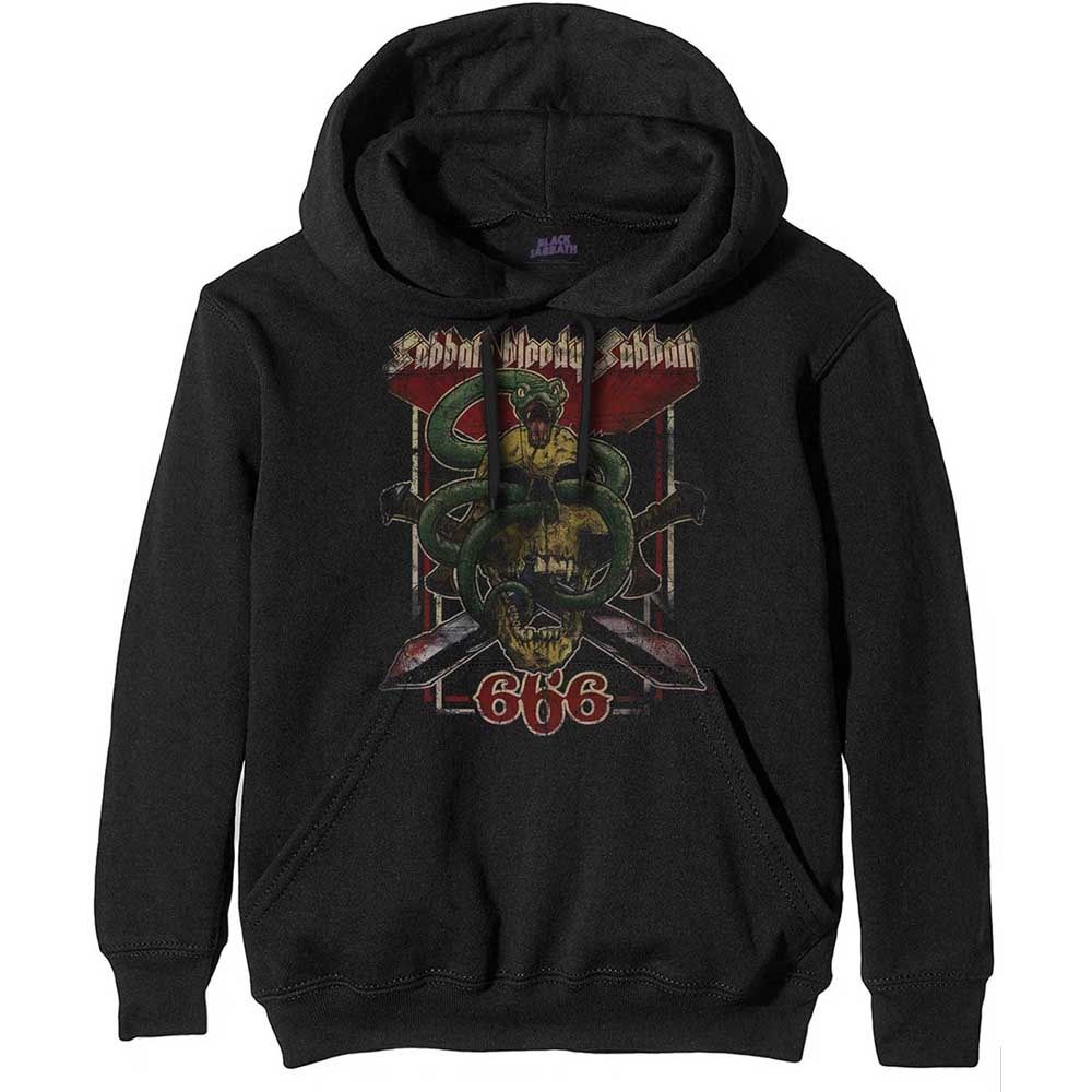 Black Sabbath Unisex Pullover Hoodie: Bloody Sabbath 666 (XX-Large)