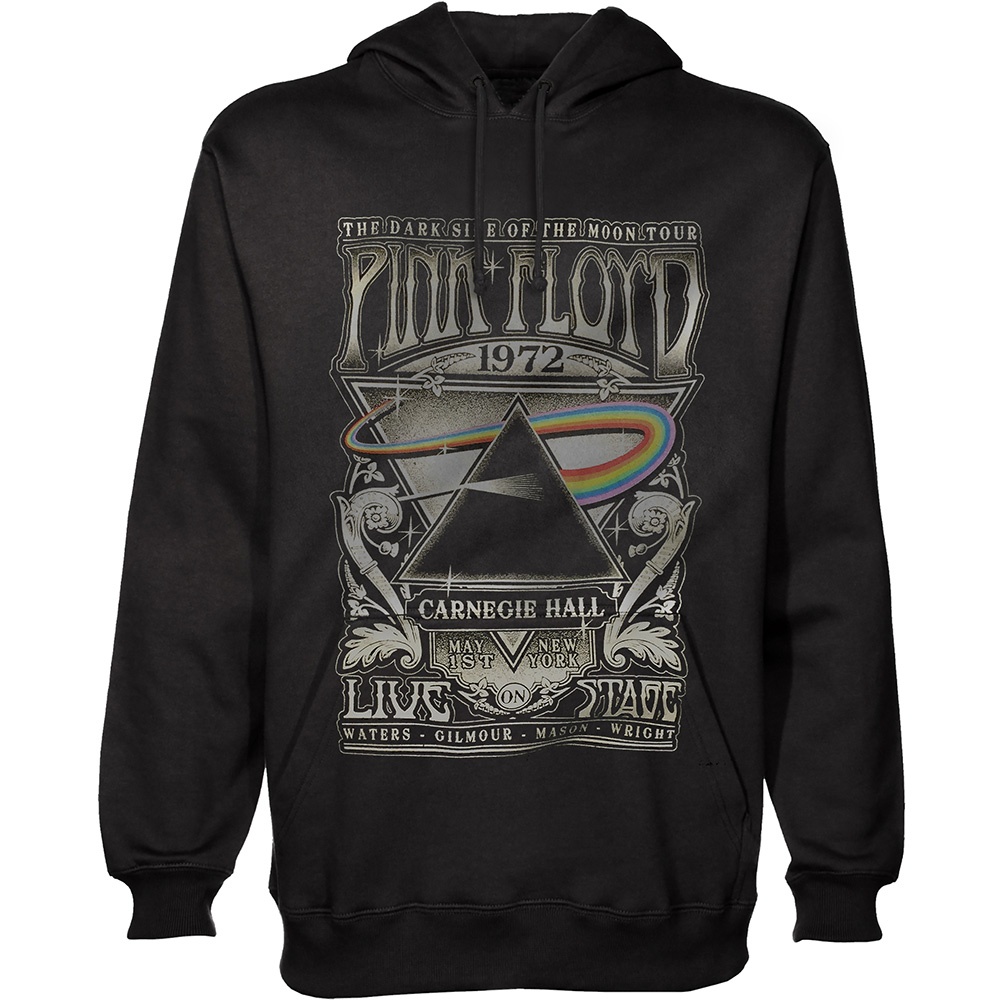 Pink Floyd Unisex Pullover Hoodie: Carnegie Hall Poster (XX-Large)