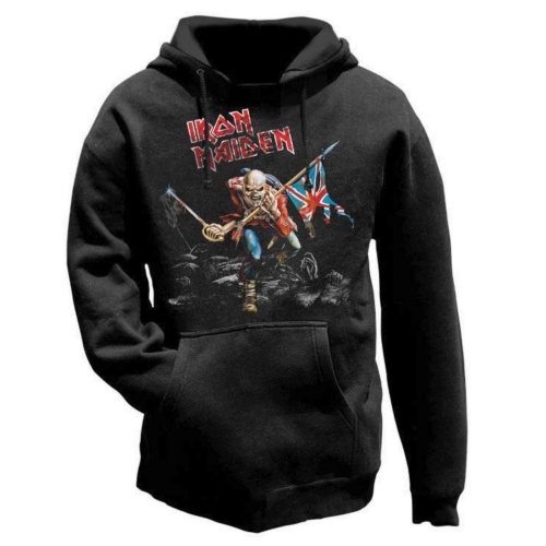 Iron Maiden Unisex Pullover Hoodie: The Trooper (Small)