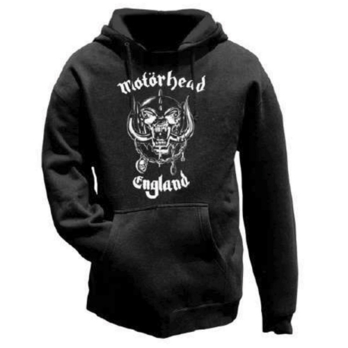 Motorhead Unisex Pullover Hoodie: England (Medium)