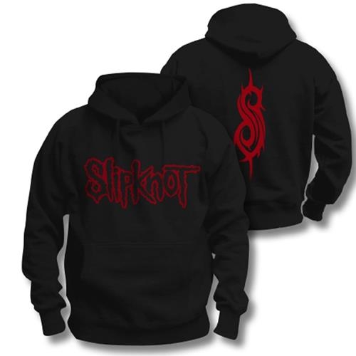 Slipknot Unisex Pullover Hoodie: Logo (XX-Large) (Back Print)