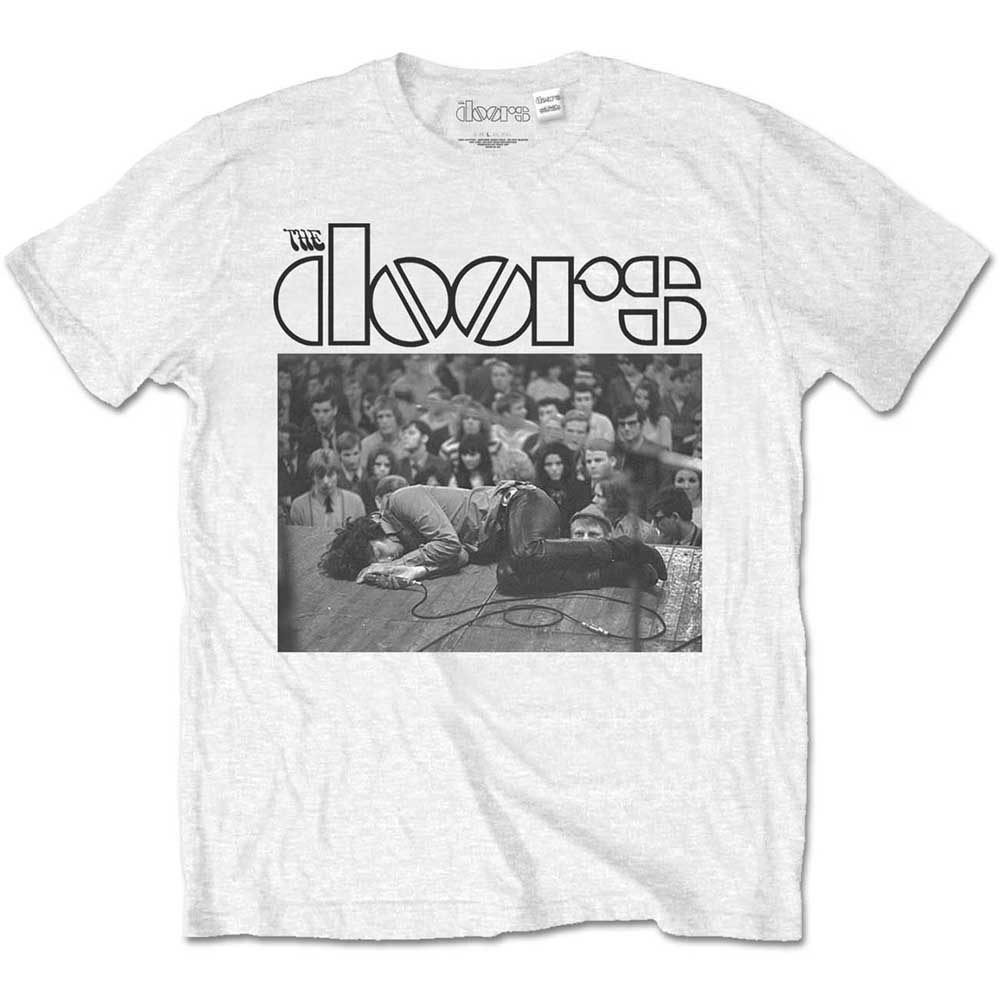 The Doors Unisex T-Shirt: Jim on Floor (Medium)
