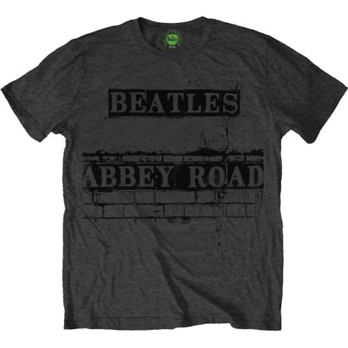 The Beatles Unisex T-Shirt: Abbey Road Sign (Medium)