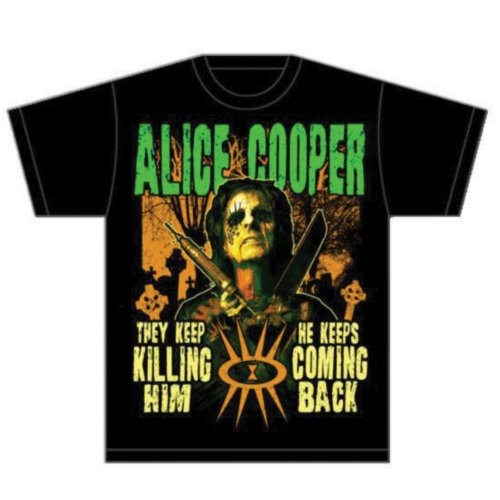 Alice Cooper Unisex T-Shirt: Graveyard (Small)