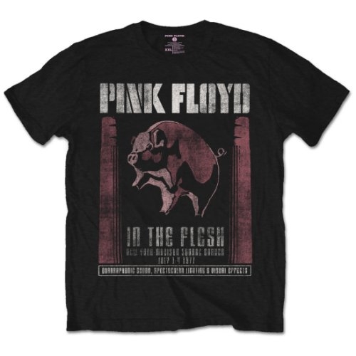 Pink Floyd Unisex T-Shirt: In the Flesh (Small)