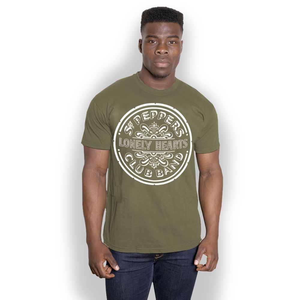 The Beatles Unisex T-Shirt: Lonely Hearts (Small)