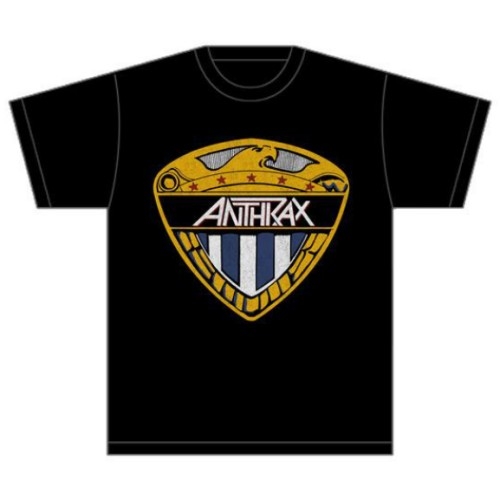 Anthrax Unisex T-Shirt: Eagle Shield (Small)