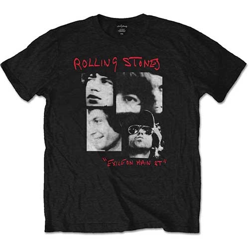 The Rolling Stones Unisex T-Shirt: Photo Exile (Small)