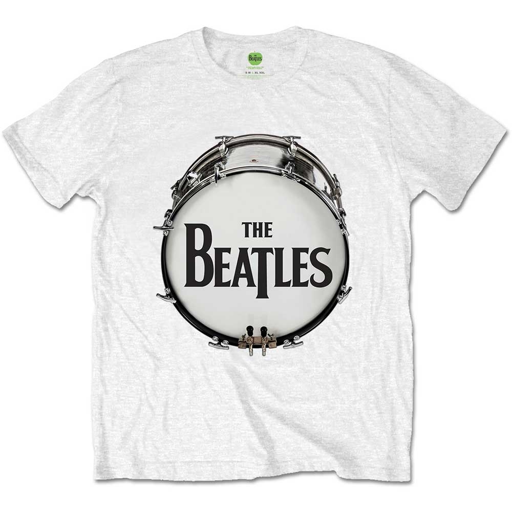 The Beatles Unisex T-Shirt: Original Drum Skin (Small)