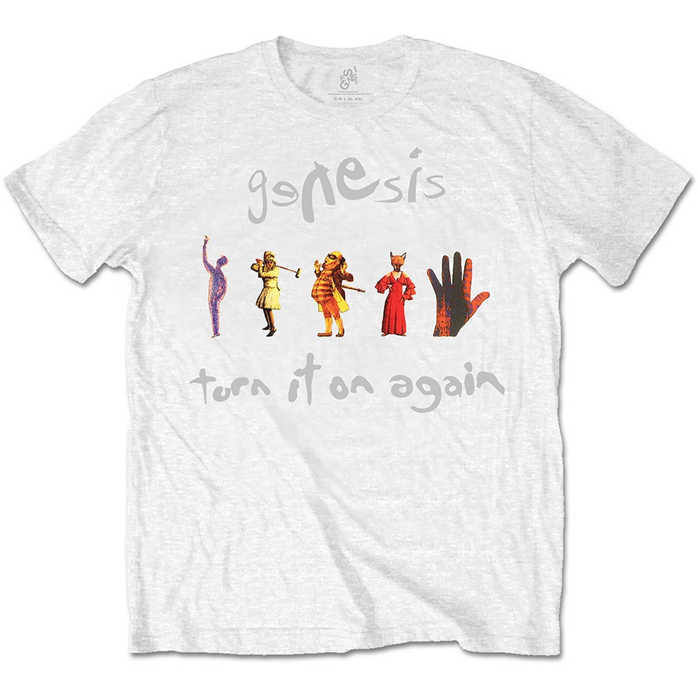 Genesis Unisex T-Shirt: Turn It On Again (Small)